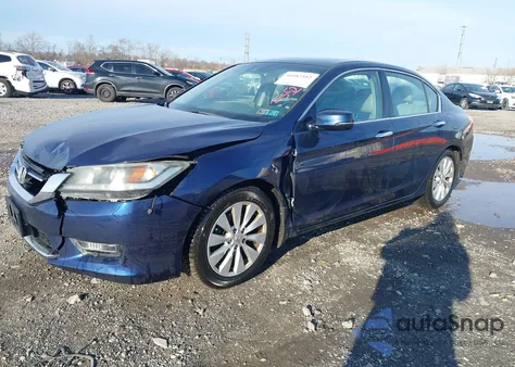 2013 Honda Accord Ex-L V-6 из США, поврежденный, VIN 1HGCR3F85DA002152